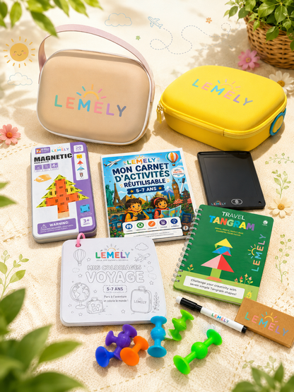 Kit de voyage enfant 5-7 ans sans écran | Lemely